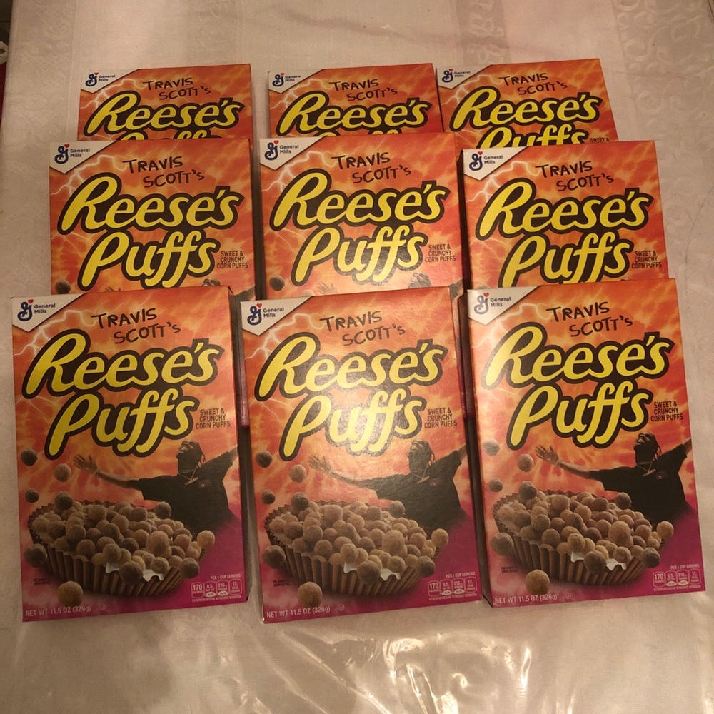 2 boxes of Travis Scott Reese’s Puffs (Unopened)
